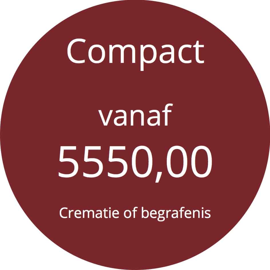 Prijs compact begrafenis crematie